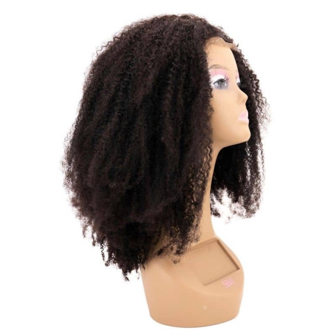 Afro Kinky Transparent Closure Wig