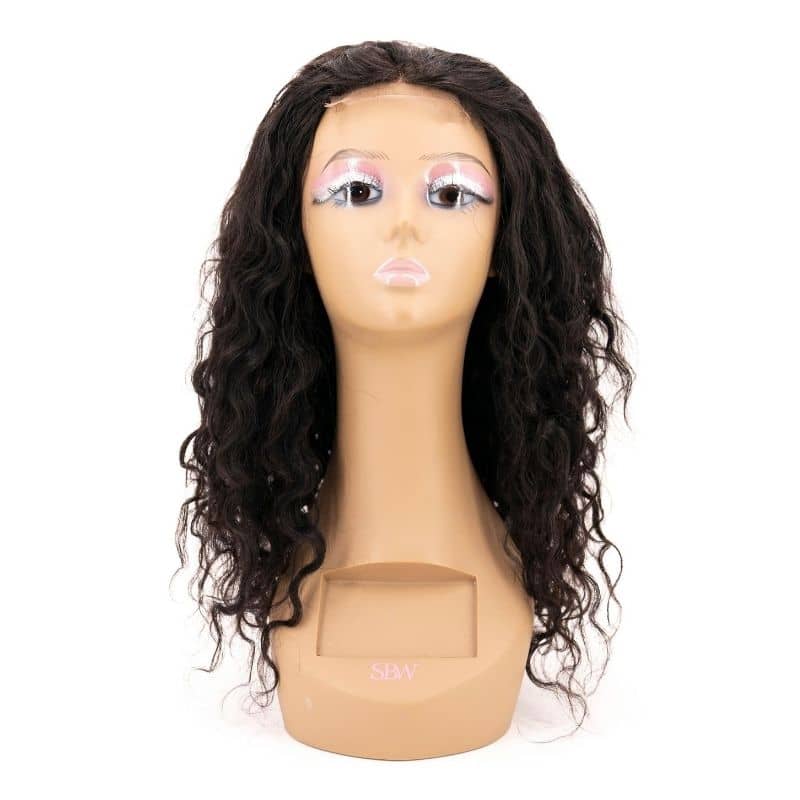 Pamela Cone Messy Curl Transparent Closure Wig
